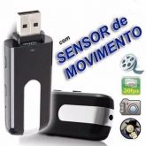 Pen Drive Espião Camera Espiã Gravador De Voz/ Vídeo Usb