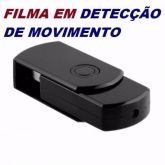 Novo Pen Drive Espião Alta Resolução Filma Até 10 Horas Cont